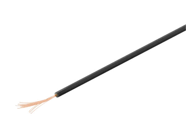 Hookup Wire 0,14 mm², flexible, black, 10 m