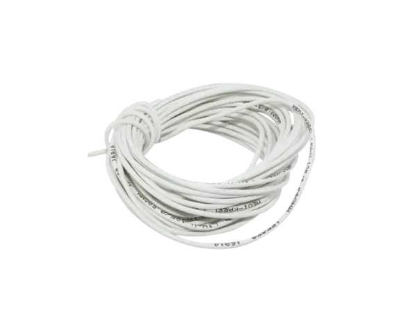 Schaltlitze LIH/125 0,5 mm², Hochvolt, 5 m, weiss