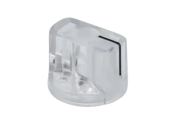 Knob Classic Pointer - clear