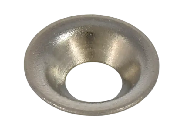 Decorative Washer Fender style, silver, small - Brown & Blond Era, pack of 12