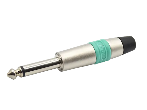 Rean NYS224C-0 - 6,3 mm (1/4")  Klinkenstecker, mono - grün