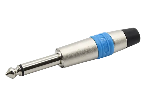 Rean NYS224C-0 6,3 mm (1/4")  phone plug, mono - blue