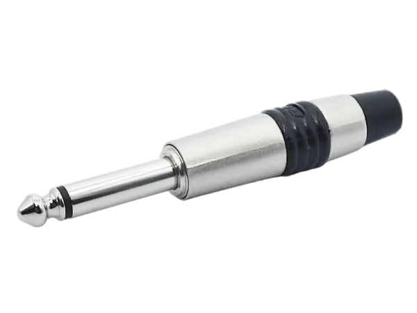 Rean NYS224C-0 - 6,3 mm (1/4")  Klinkenstecker, mono, schwarz