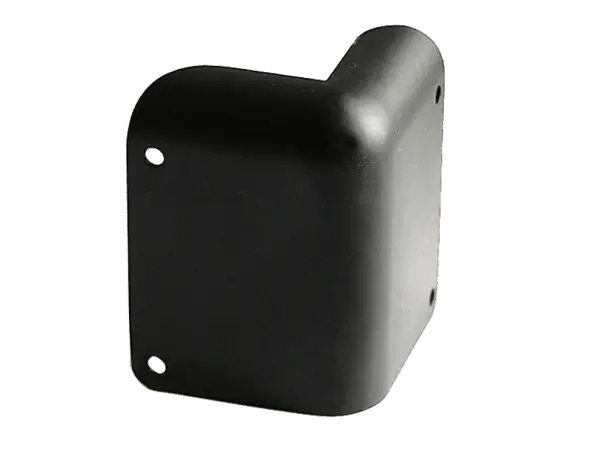 Gehäuseecke, zweischenklig, lang schwarz