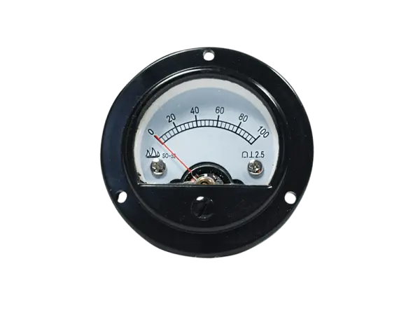 Einbaumessinstrument 100 mV DC, rund