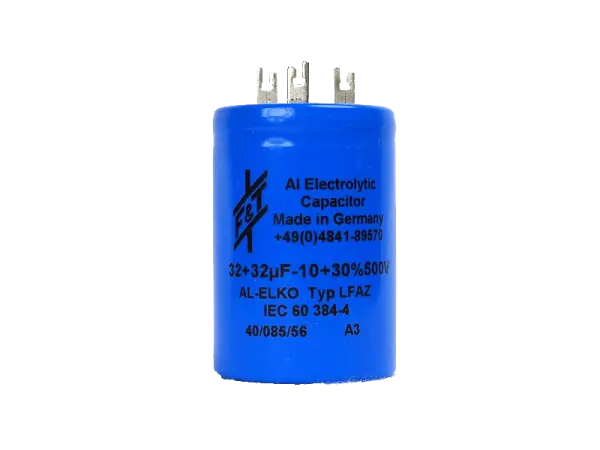 F+T 32 + 32 µF / 500 V Multisection