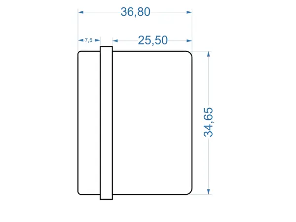 Retro Panel Meter 300 V AC