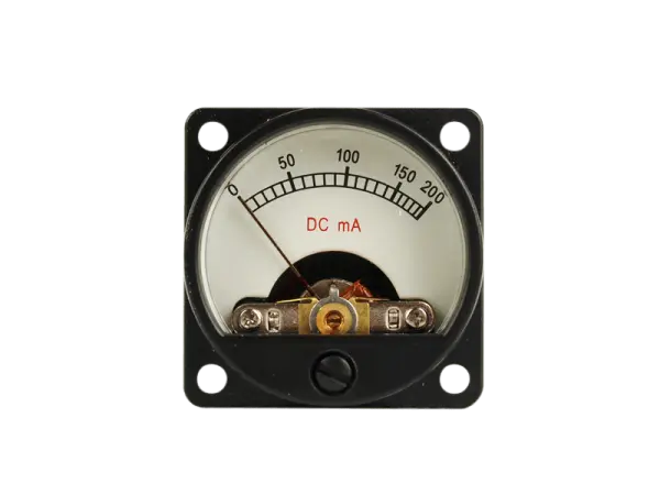 Retro Einbaumessinstrument 100 mA DC