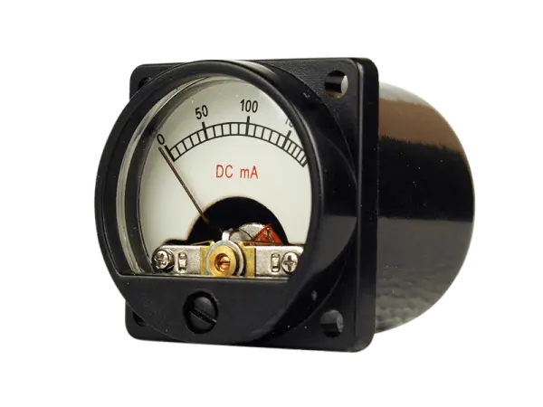 Retro Einbaumessinstrument 100 mA DC
