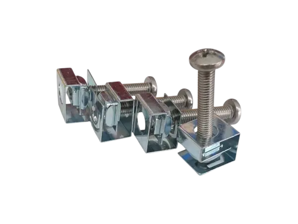 Hammond 1421NP Clip Cagenut, incl. screw, Set of 4