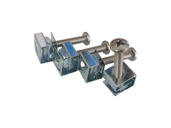 Hammond 1421NP Clip Cagenut, incl. screw, Set of 4