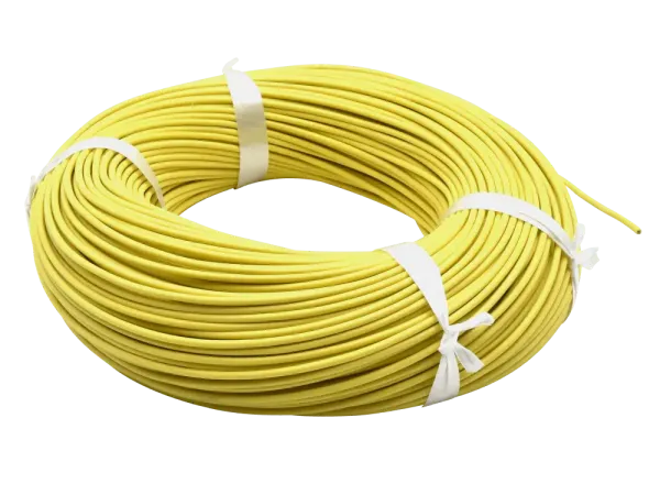 Wire Silicon 0,5 mm² yellow, 100 m spool