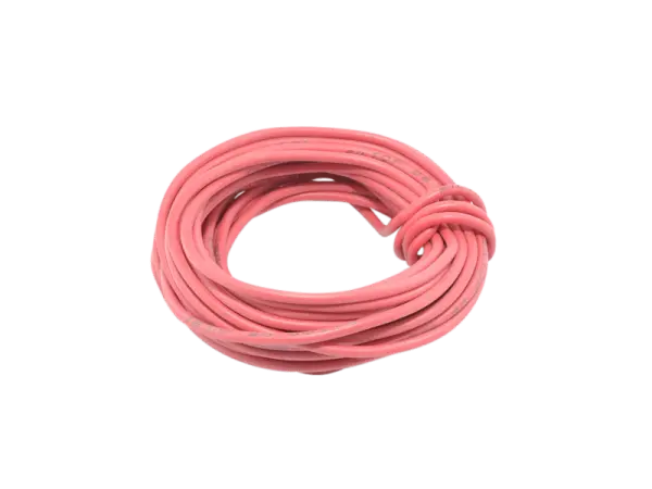 Silikonlitze 0,25 mm² - rot, 5 m