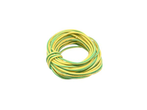 Silikonlitze 0,75 mm² - grün/gelb