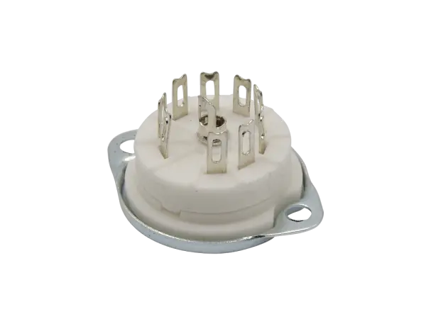 Sockel Noval Keramik, Chassis mit Ring