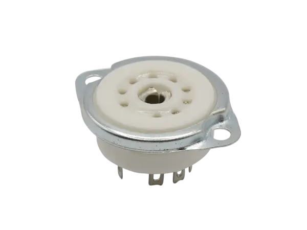 Sockel Noval Keramik, Chassis mit Ring