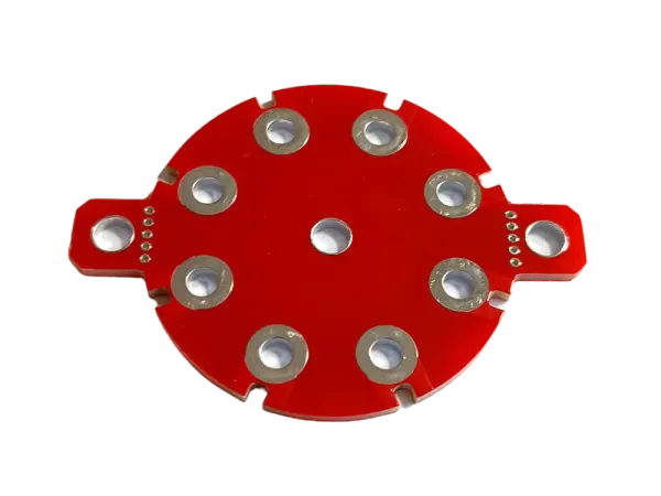Tube-Town Turret-Sockel PCB - red