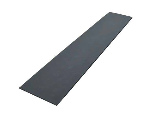 Fender-Stil Eyeletboard, blank,  schwarz, 406 x 76 x 1,5 mm