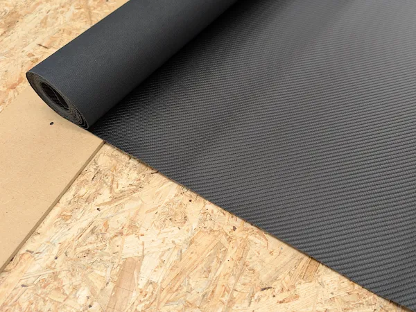 Tolex Tube-Town Carbon Fiber black / schwarz
