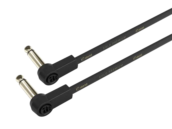 Pedalboard Patch Cable angled Jack, low profile , 0,6 m