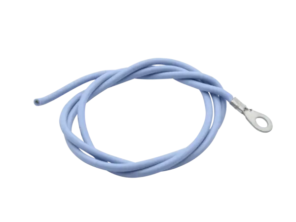 TTCA Sil-Wire 0,75 mm² with lug, blue, assembled