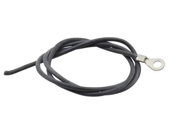 TTCA Sil-Wire 0,75 mm² with lug, black, assembled