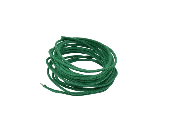 Stoffleitung, starr AWG #18 (0,82 mm²), grün, 3 m