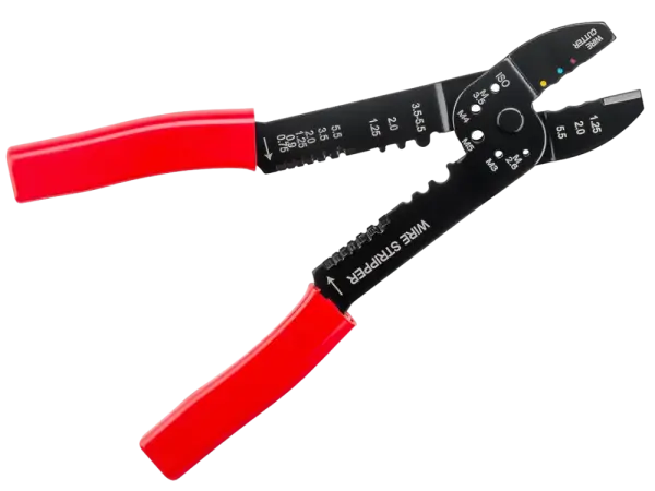 Crimpzange für isolierte und unisolierte Kabelschuhe