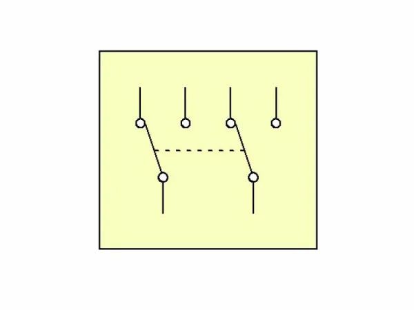 Miniatur-Kippschalter, 2-pol Wechsler EIN-EIN