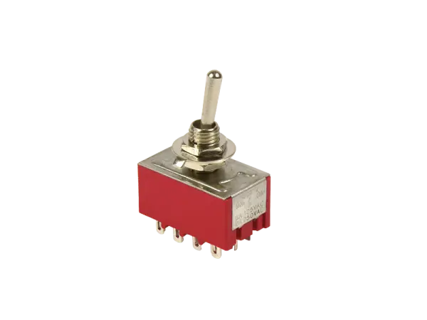 Kippschalter, 4-pol Wechsler EIN-AUS-EIN