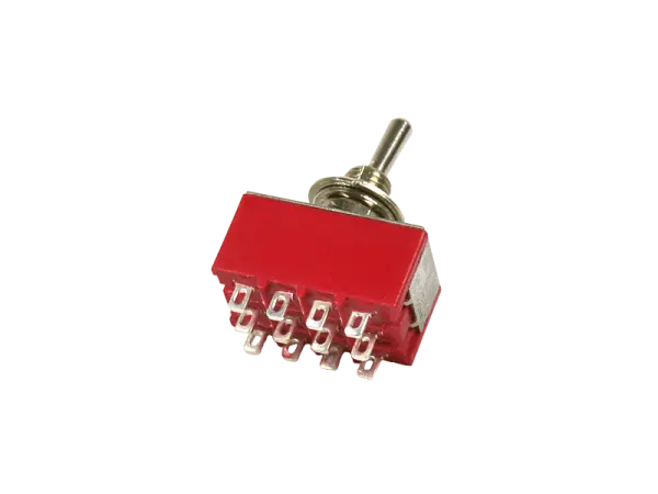 Kippschalter, 4-pol Wechsler EIN-AUS-EIN