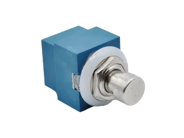 Fußschalter 3-Pol Wechsler, LED Ring Grün ohne Kappe