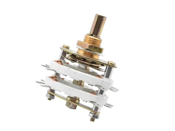 Drehschalter, offene Ausführung 1 Pol / 3 Pos - 3 A - Impedanzwahlschalter