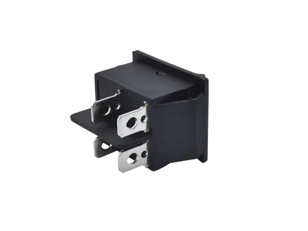 Wippenschalter 2-polig, EIN-AUS , schwarz