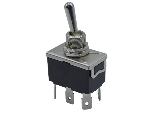 Kippschalter, 2-pol Wechsler, ON-ON, 10 A
