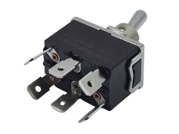 Kippschalter, 2-pol Wechsler, ON-ON, 10 A