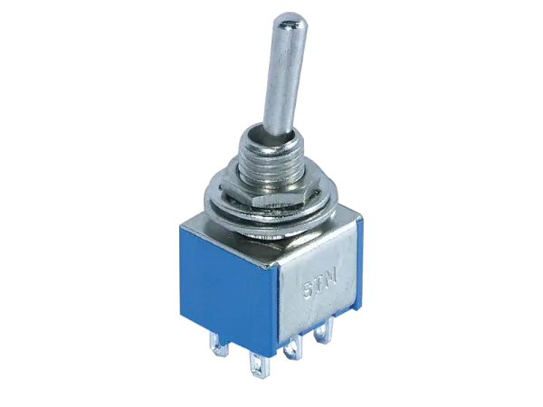 Mini-Toggle Switch DPDT - 2 postion ON-OFF-ON
