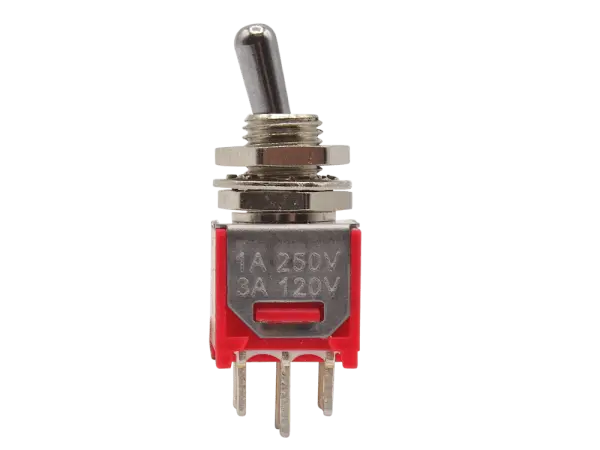 Miniature Toggle Switche short,  DPDT ON-ON