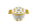 Socket Octal Ceramic, Chassis - GOLD