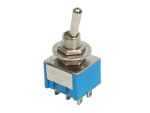 Mini-Toggle Switch DPDT - 2 postion ON-ON