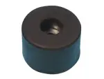 Gummifuß mit Stahl-Halterung 38 x 25 mm