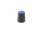 Plastikknopf Standard Schwarz-Blau