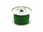 Cloth Wire AWG #18 (0,82 mm²) solid, green, 30 m