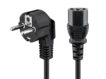 Netzkabel 5 m Kaltgerätestecker, schwarz