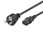 Netzkabel 1,8 m Kaltgerätestecker, schwarz
