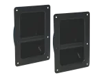 Schalengriff Stahl schwarz, Standard - Paar