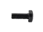 Raised Head Screw M6 x 16 mm -black, DIN 7985 / ISO 7045, Pack of 4