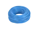Hook-up wire, 1 mm² solid, 100 m, blue