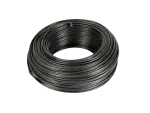 Hook-up wire, 1 mm² solid, 100 m, black