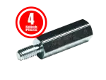 Distanzbolzen M3 / 10 mm - 4er Pack